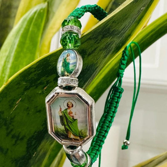 Pulsera bordada de San Judas. St. Jude bracelets Daily T-Shirts, Hoodie, Sweatshirt | InkThreadWorks.com