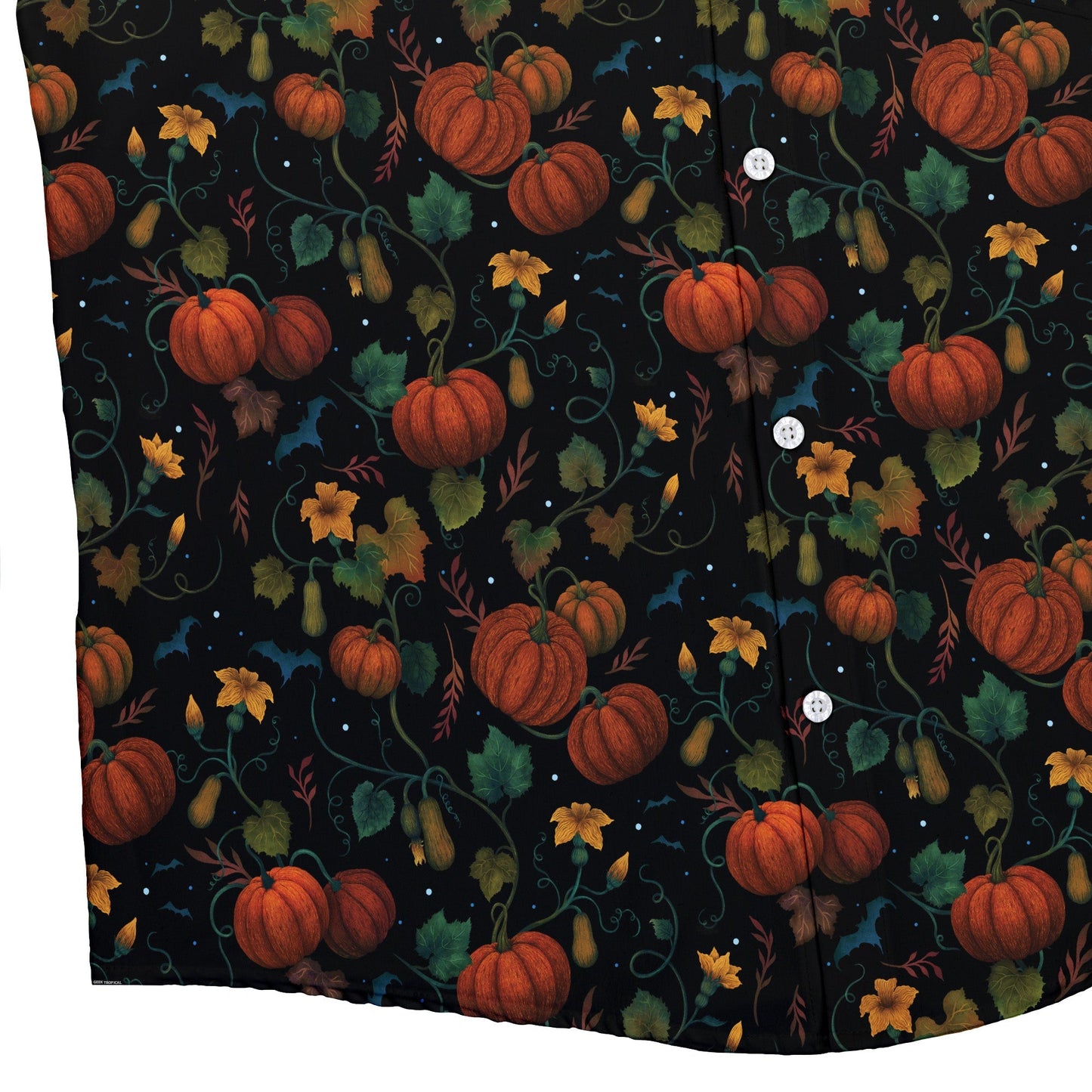 Pumpkin Bats Button Up Shirt