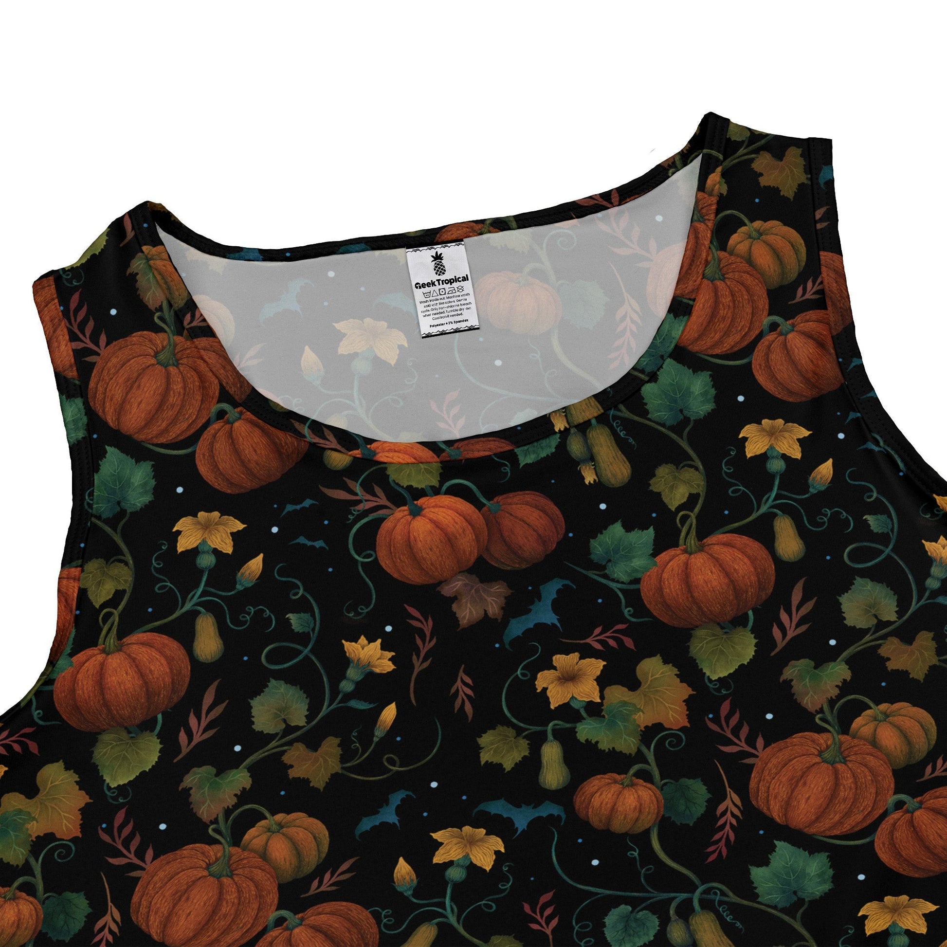Pumpkin Bats Sleeveless Dress