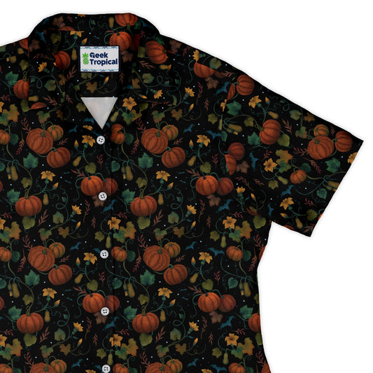 Pumpkin Bats Curvy Button Up Shirt