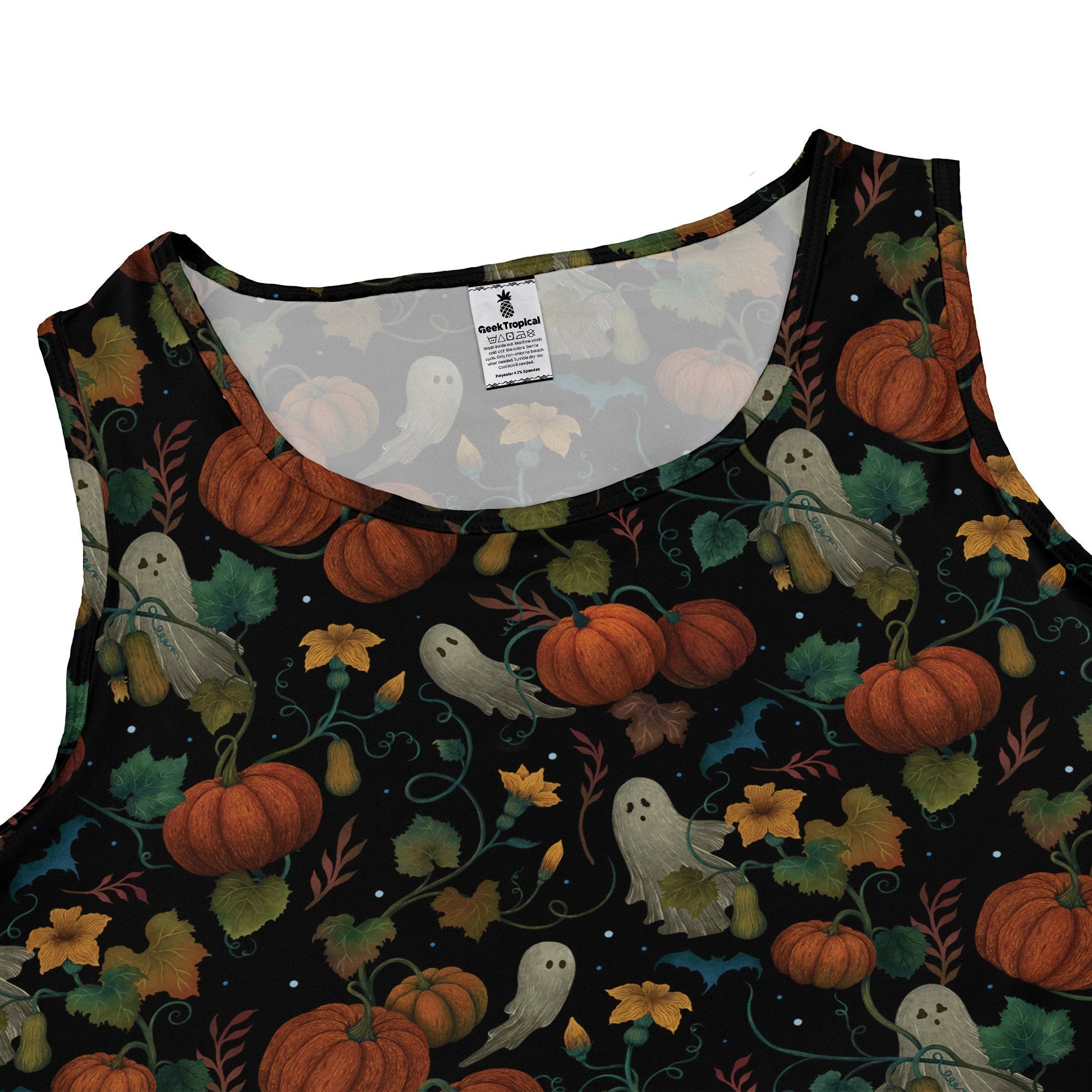 Pumpkin Ghosts Sleeveless Dress