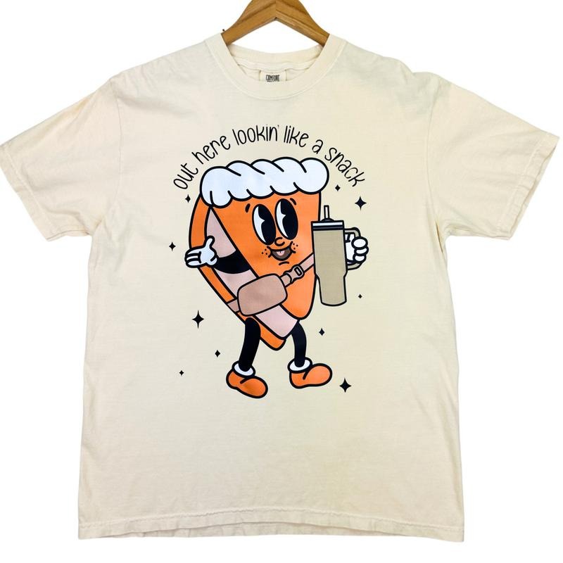 Pumpkin Pie Snack Comfort Colors T-Shirt Hoodie, Sweatshirt | InkThreadWorks.com