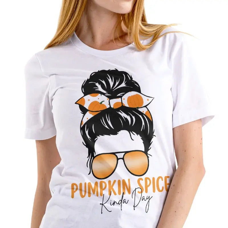 Pumpkin Spice Kinda Day Women's T-Shirt for Casual Style