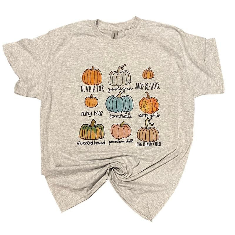 Pumpkin Variety Shirt Hoodie, Sweatshirt | InkThreadWorks.com