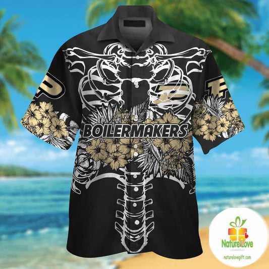 Purdue Boilermakers Tropical Hawaiian Shirt Aloha Shirts