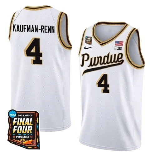 Purdue Boilermakers #4 Trey Kaufman-Renn 2024 Final Four Patch