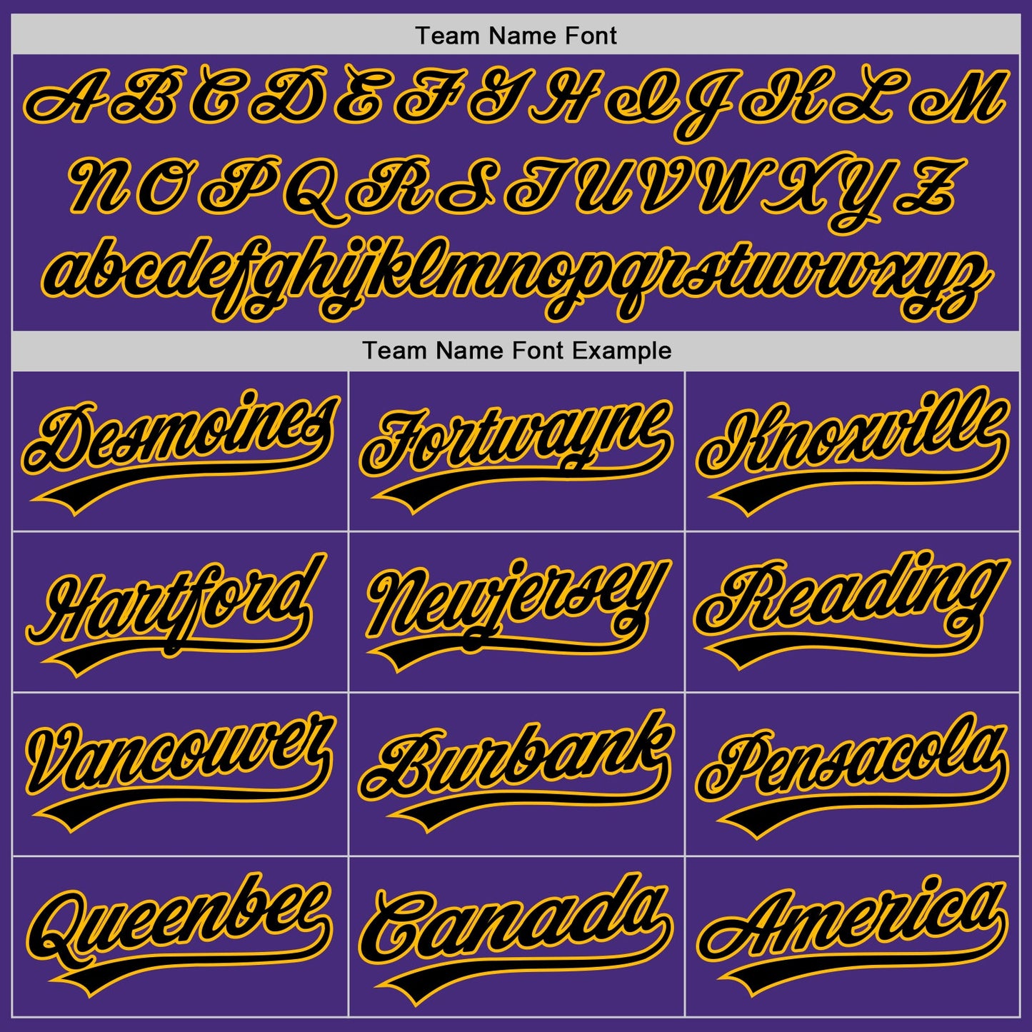 Custom Purple Black Pinstripe Black-Gold Authentic Baseball Jersey