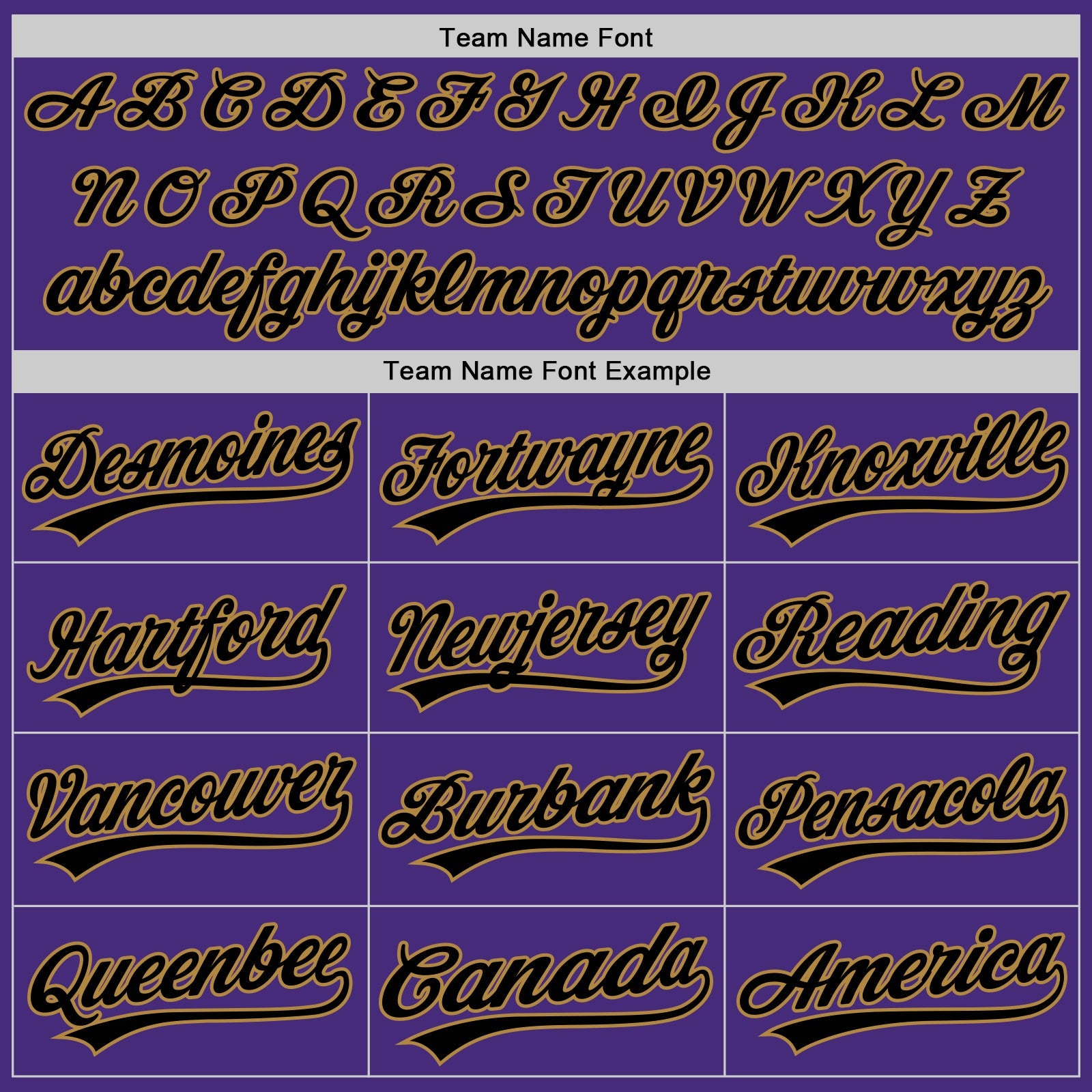 Custom Purple Black Pinstripe Black-Old Gold Authentic Baseball Jersey