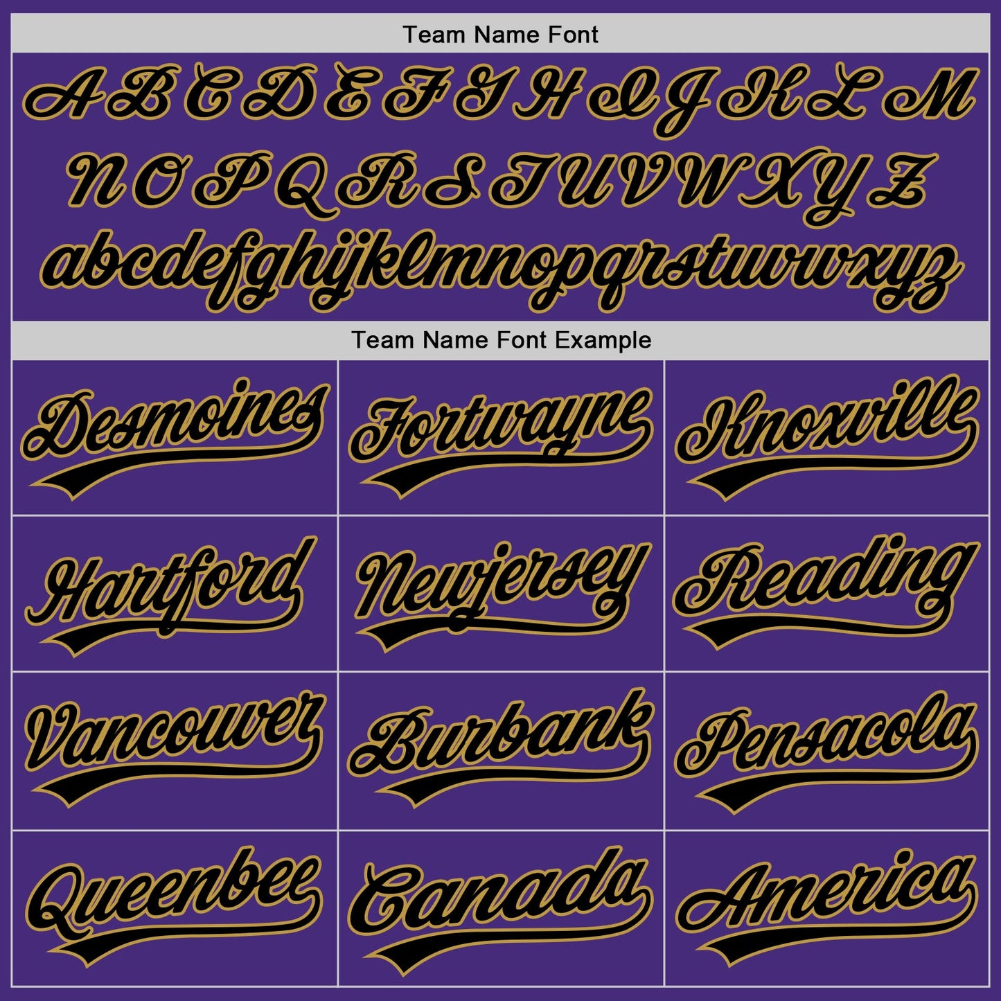 Custom Purple Black-Old Gold Authentic Baseball Jersey