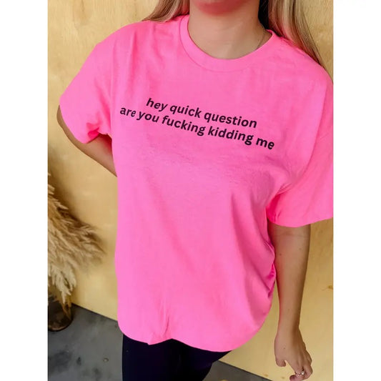Quick Question Graphic Tee