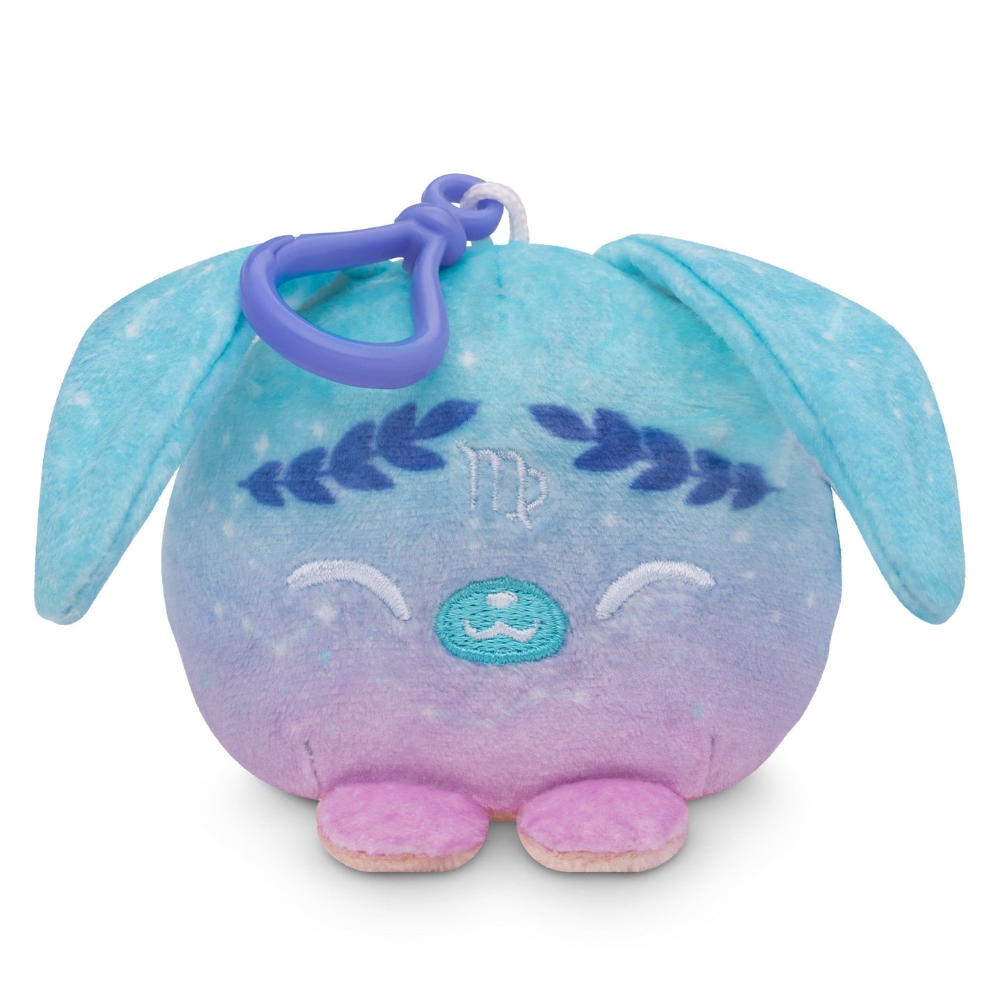 Virgo Bunny Reversible Plushie Keychain