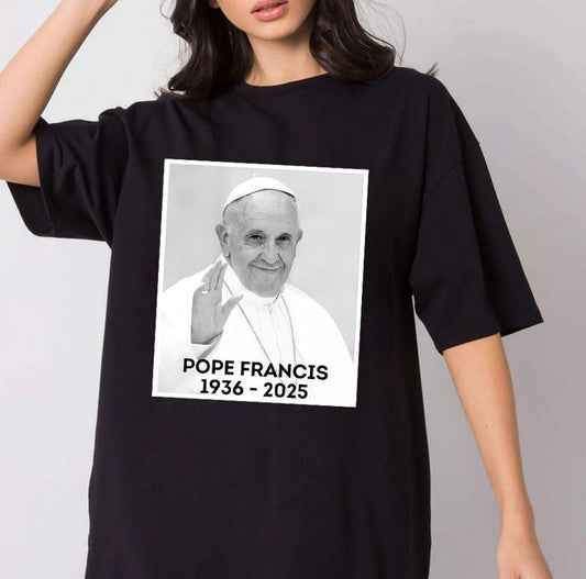 RIP Pope Francis Shirt, In Loving Memory of Pope Francis, Rest in Peace Pope Francis, Catholic Christians Shirt, Forever...
