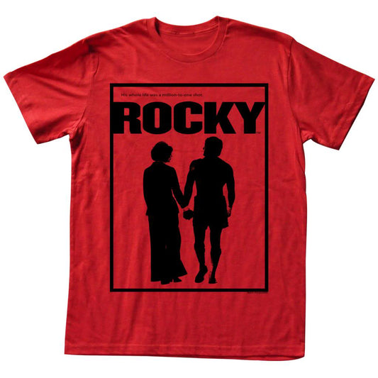 Rocky Mens S/S T-Shirt - Poster - Solid Red