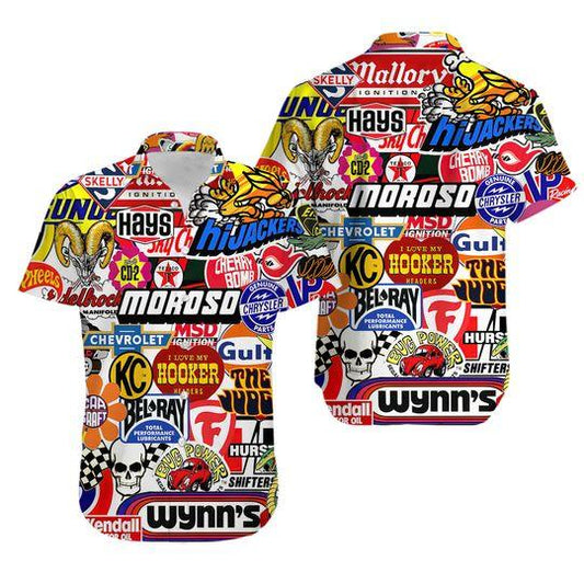 Racing car labeling hawaiian shirt gift for family and friend 2709207