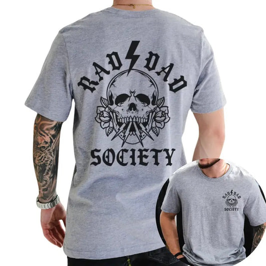 Rad Dad Society T-Shirt, Cool Dad Club, Dad Life Tee, First Fathers Day Present, Dad of Girl, Dad with boys, Gift For...