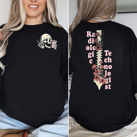 Radiologic Technologist, Radiology Skeleton Sweatshirt Best Price T-Shirts, Hoodie | InkThreadWorks.com