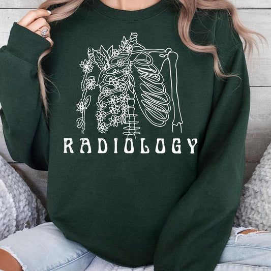 Radiology Skeleton Shirt, Rad Tech Gifts, Xray Gifts Best Price Hoodie, Sweatshirt | InkThreadWorks.com