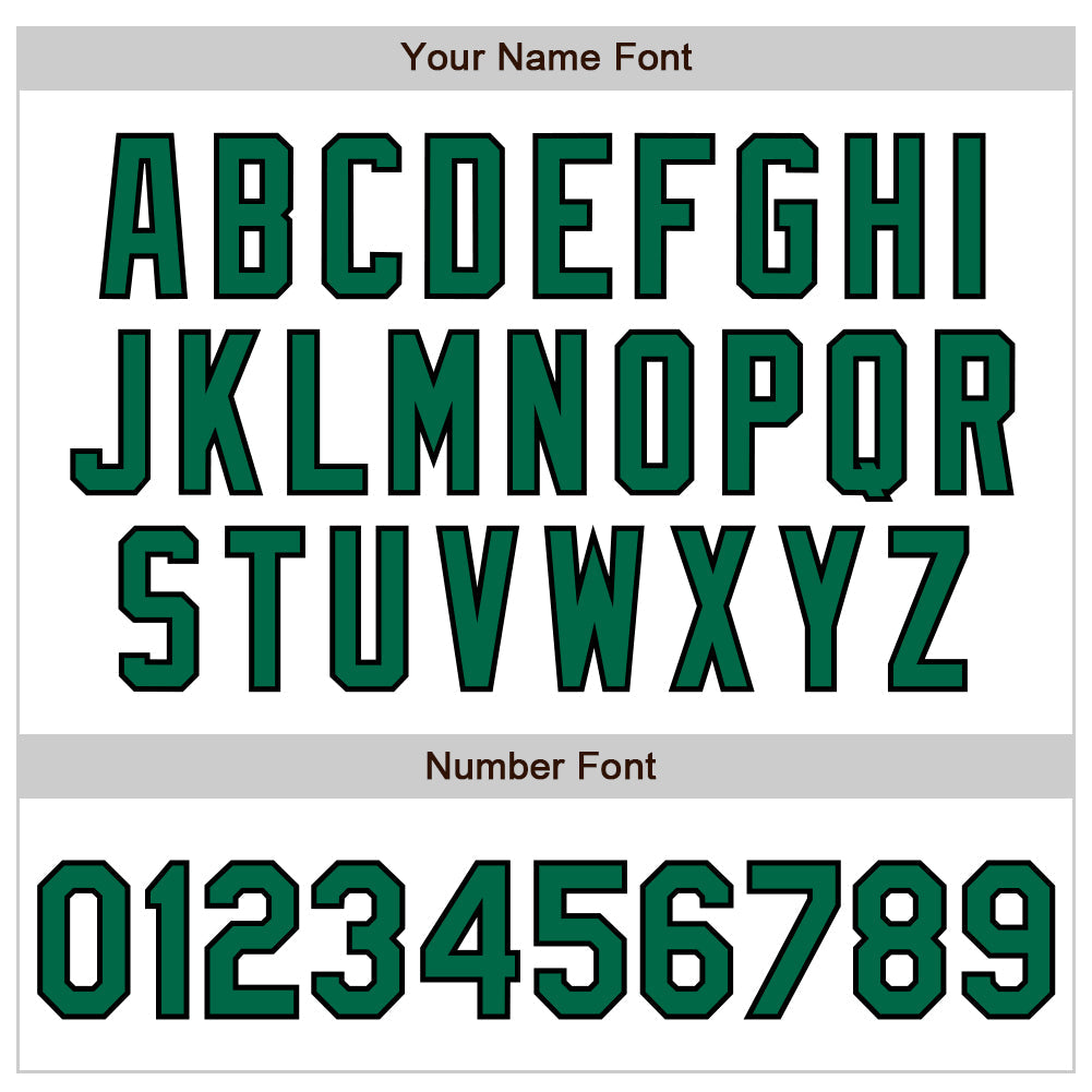 Custom White Kelly Green-Black Authentic Raglan Sleeves Baseball Jersey