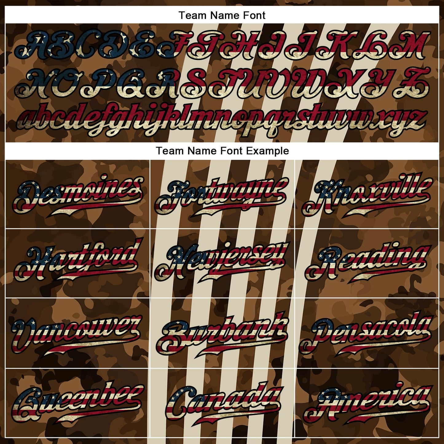 Custom Camo Vintage USA Flag Cream Black-White Patriotic Desert Camouflage Raglan Sleeves Authentic Baseball Jersey