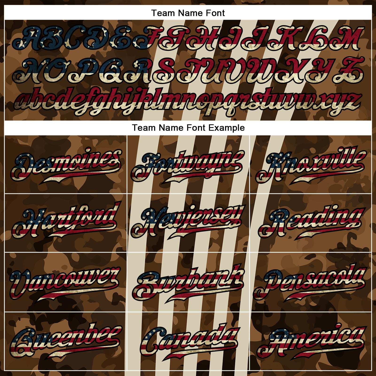 Custom Camo Vintage USA Flag Cream Black-White Patriotic Desert Camouflage Raglan Sleeves Authentic Baseball Jersey