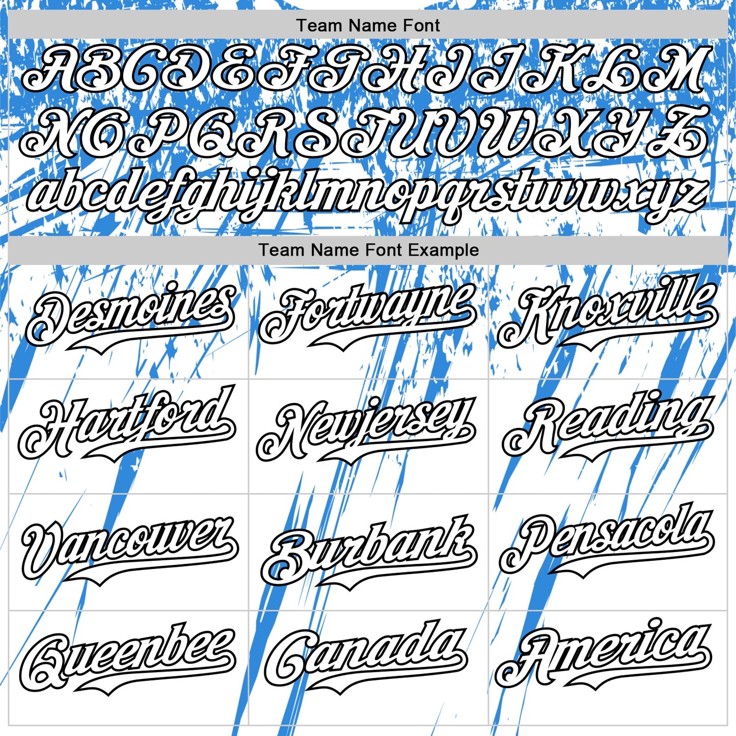 Custom White Black-Powder Blue Splatter Brush Stroke Star Raglan Sleeves Authentic Baseball Jersey