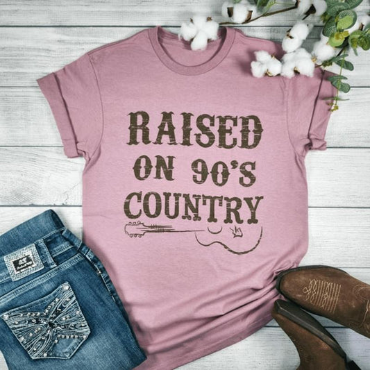 Raised on 90's Country Graphic T-shirt