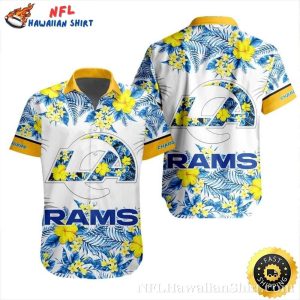 Rams Floral Spectacle Hawaiian Shirt - Tropical Infusion