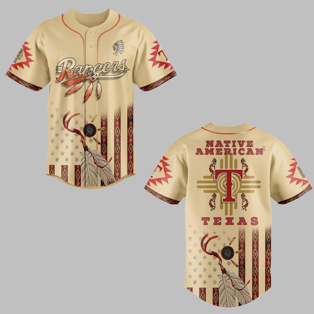 Rangers Native American Jersey 2025 - Grishko.com