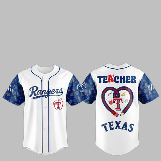 Rangers Teacher Appreciation Week Jersey 2025 - Grishko.com