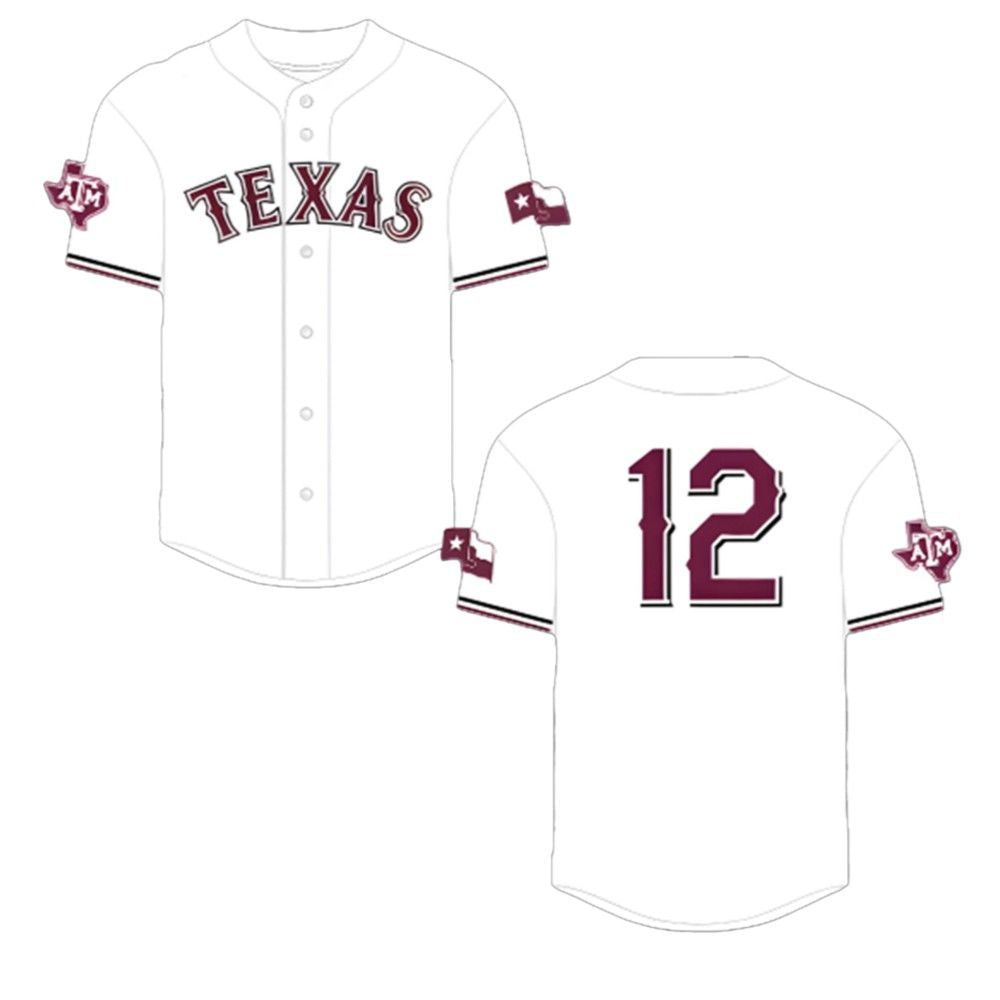 Rangers Texas A&M University Night Jersey Giveaway 2025 - Grishko.com