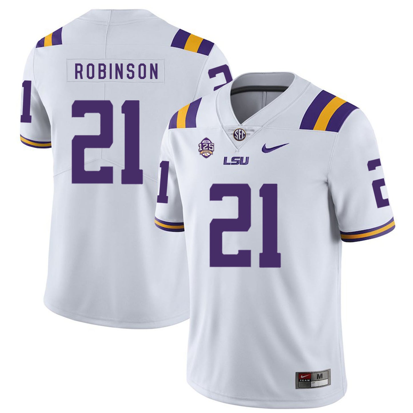 Rashard Robinson 21 White Style 1