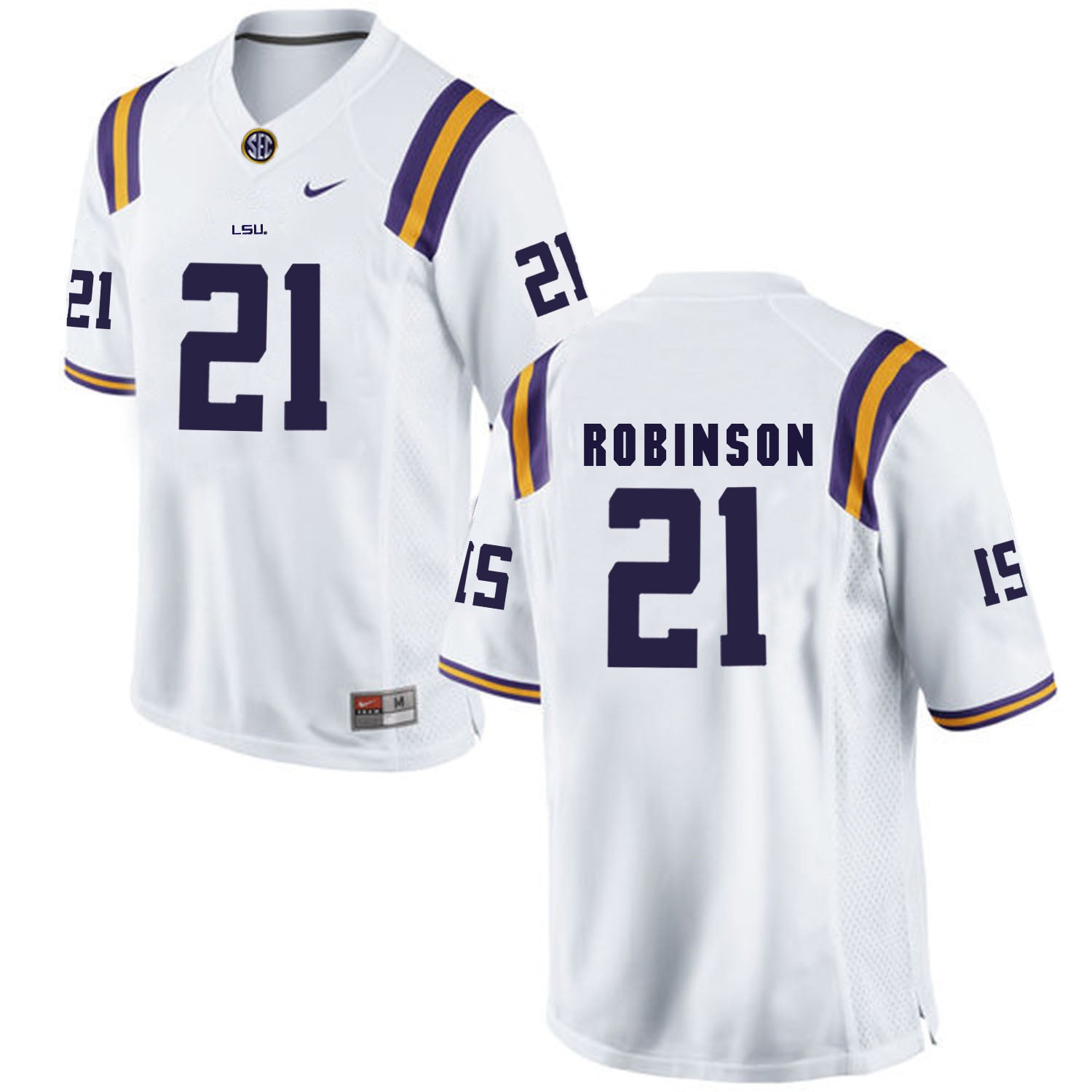 Rashard Robinson 21 White Style 2