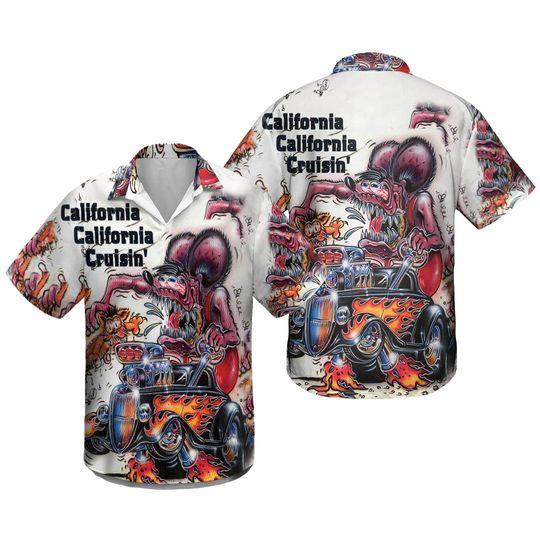 Rat fink rattail hot rod hawaiian shirt gift for family and friend 2709066