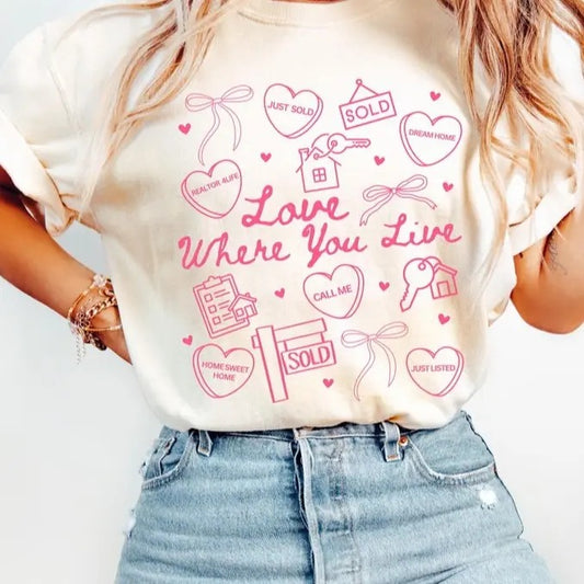 Real Estate Agent Valentines Day Shirt,sweatshirt,hoodie, Realtor Valentines Shirt Real Estate Marketing Photo Shoot Shirt Valentine Escrow Tee