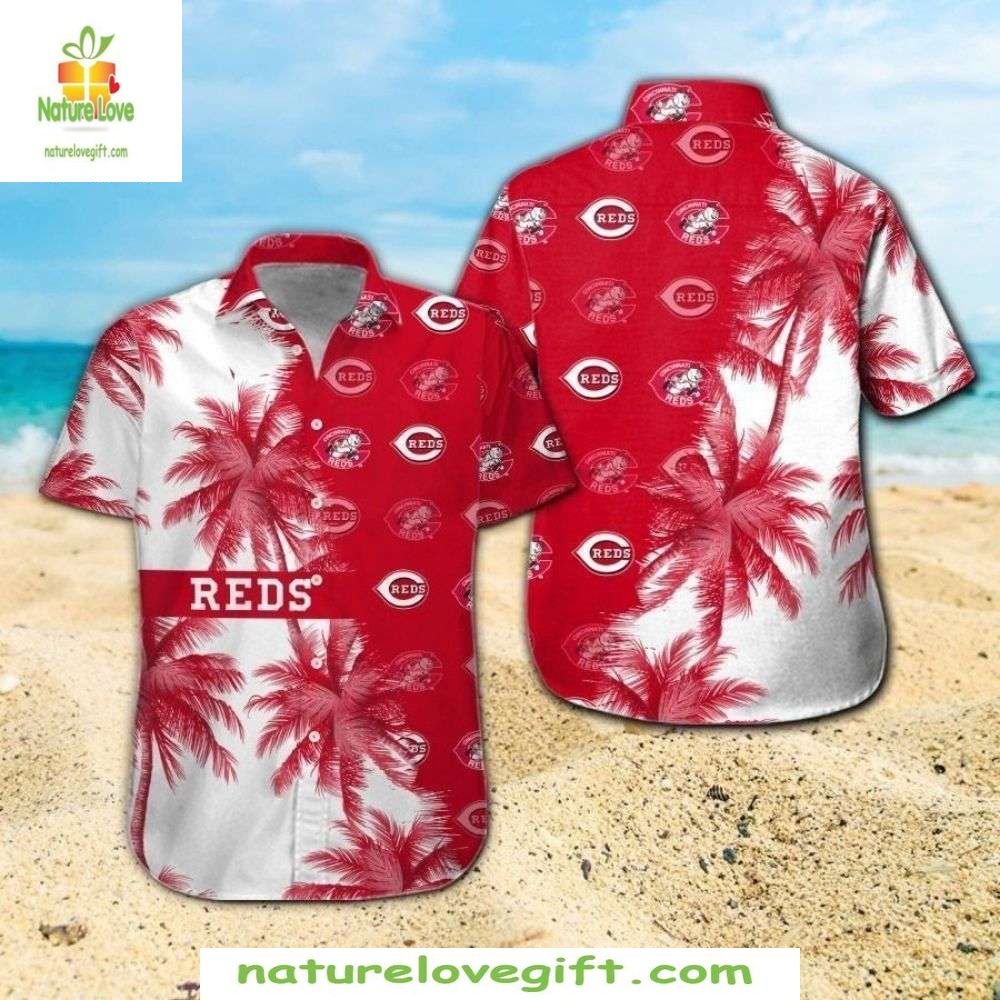 Cincinnati Reds Hawaiian Shirt MLB Baseball Aloha Shirt Summer Vibes