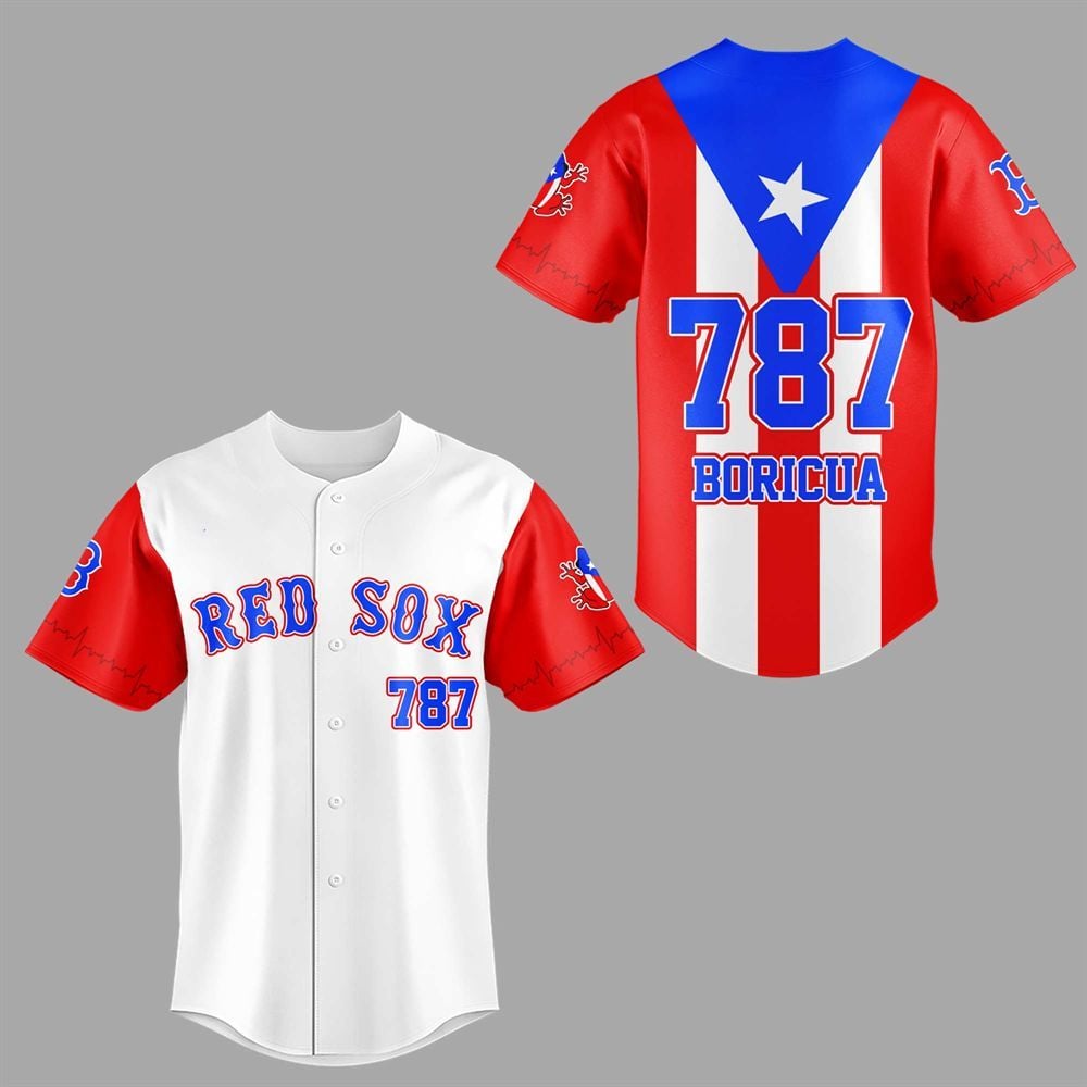 Red Sox 787 Puerto Rico Night 2025 Jersey - Grishko.com