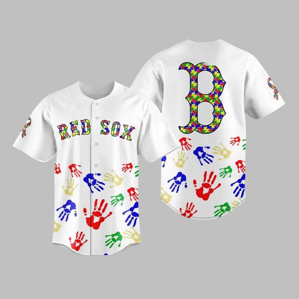 Red Sox Autism Awareness 2025 Baseball Jersey - Grishko.com