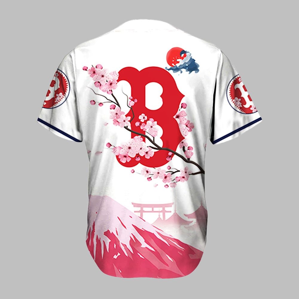 Red Sox Fuji Mount 2025 Baseball Jersey - Grishko.com