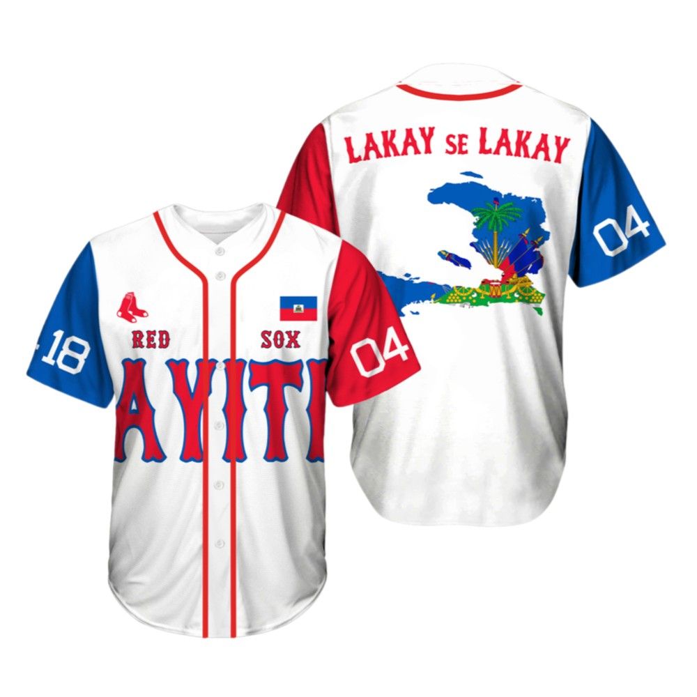 Red Sox Haitian Celebration Jersey 2025 Giveaway - Grishko.com