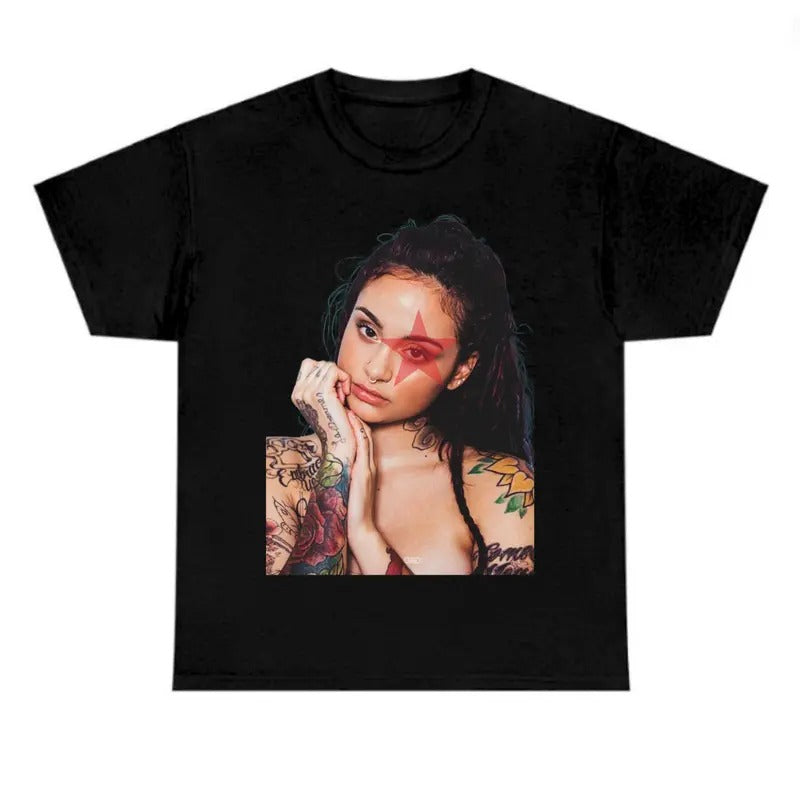 Red Star Kehlaniii T-Shirt Fan Gift Tee Classic Cotton