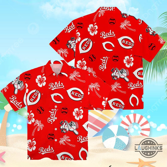 Reds Hawaiian Shirt Near Me Inspired By Cincinnati Reds Hawaiian Shirt Giveaway 2023 Cincinnati Reds Promotions Cincinnati Reds Shirts