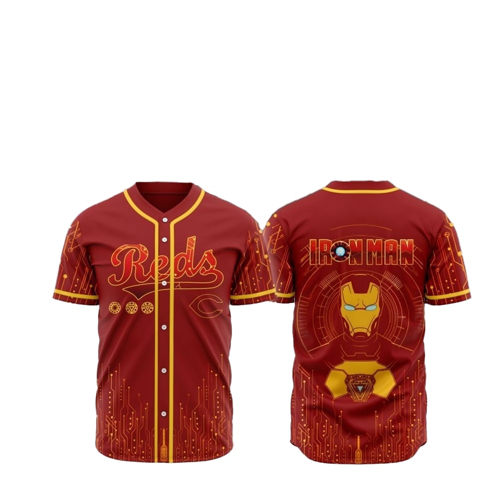 Reds Iron Man Jersey 2025 - Grishko.com