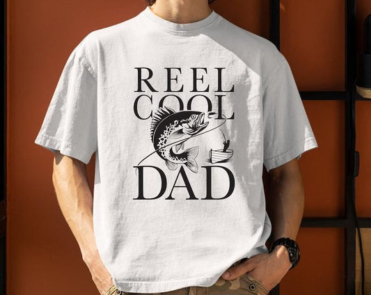 Reel Cool Dad T Shirt Hoodie Sweater , Fishing Daddy Funny Farther's Day shirt , Gift for dad For Dad Happy Father day
