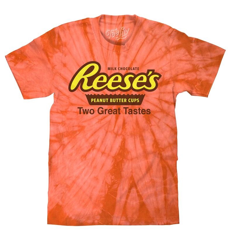 Reese's Peanut Butter Cup Tie Dye T-Shirt - Orange Spider Hoodie, Sweatshirt | InkThreadWorks.com