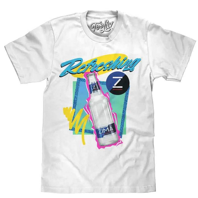 Refreshing Zima T-Shirt - White Hoodie, Sweatshirt | InkThreadWorks.com