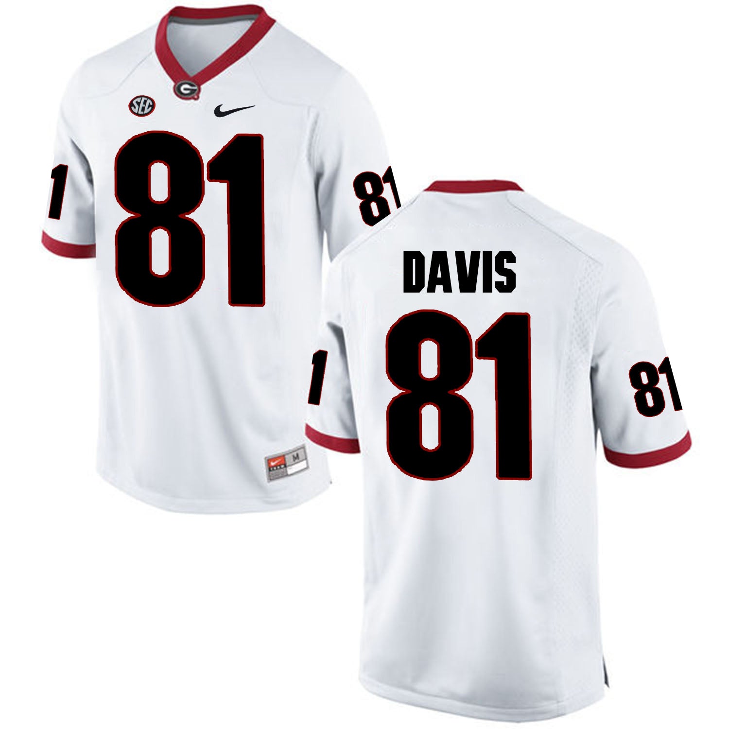 Reggie Davis 81 White Style 1