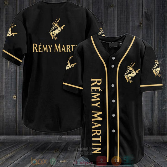 Remy Martin black Baseball shirt
