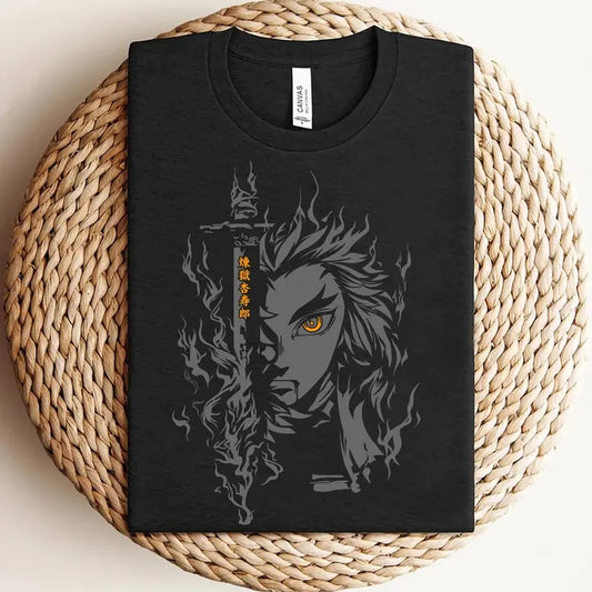 Rengoku Shirt, Set Your Heart Ablaze Shirt, Demon Slayer Shirt, Gift For Him, Gift For Her, Unisex Shirt, Anime Gifts, Anime Graphic Tees,