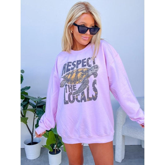 Respect The Locals Graphic Top