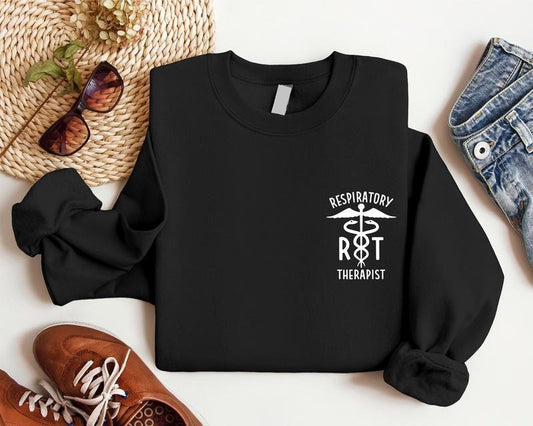 Respiratory Therapist Pocket Size Sweatshirt, RT Nurse Hoodie, Pulmonologist Appreciation, Lungs Therapist Sweater, New...